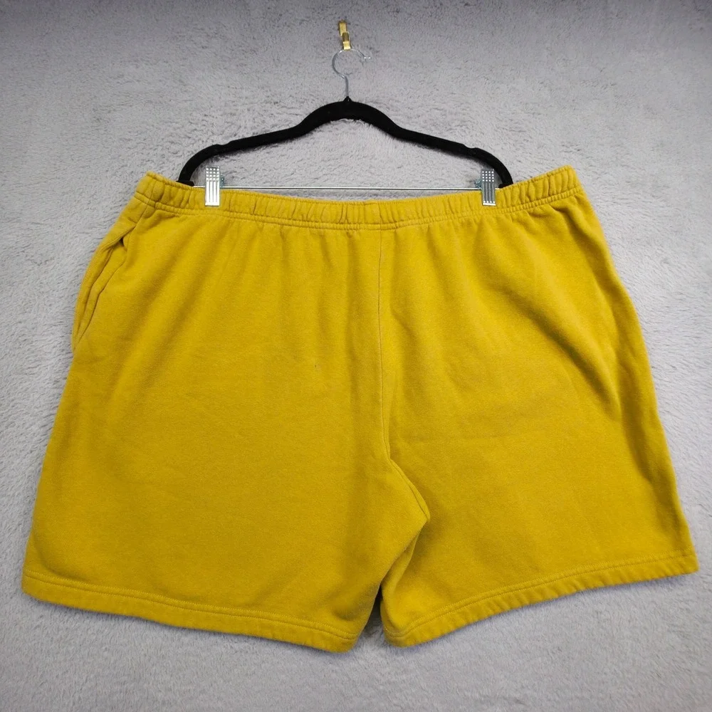 The North Face Never Stop Sweat Shorts Mens 3XL Mineral Gold Fleece Lined Lounge